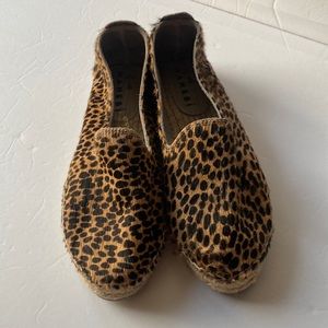 Manebi Animal print calf Hair Espadrilles Size 8